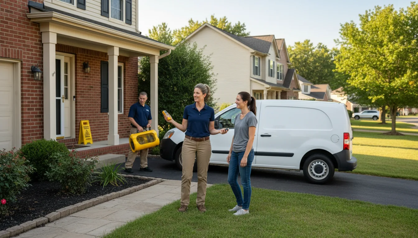 Residential water damage restoration in Hazlet, NJ